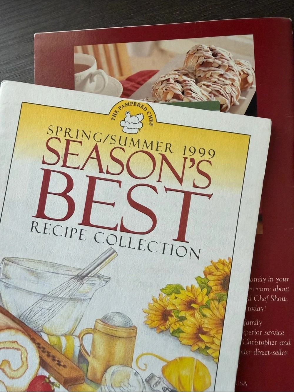 Vintage Pampered Chef Season’s Best Cookbooks Set of 3